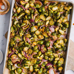 Balsamic Roasted Brussels Sprouts
