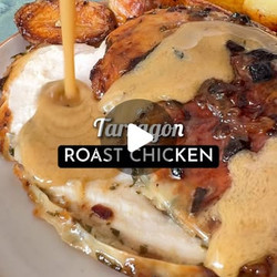Creamy Tarragon Roasted Chicken