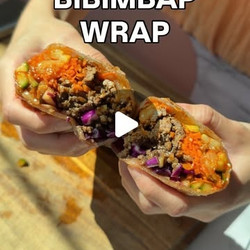 Bibimbap Rice Paper Wraps