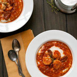 Étouffée Style Shrimp And Grits