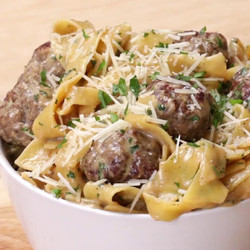 One-pot Swedish Meatball Pasta Recipe By Tasty