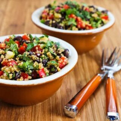 Southwestern Quinoa Salad With Black Beans