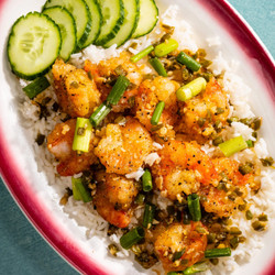 Shrimp With Garlic And Jalapeño Butter seafood