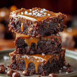 Salted Caramel Brownie Bars