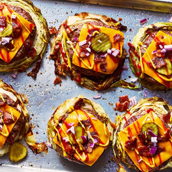 Roasted Cabbage Burgers