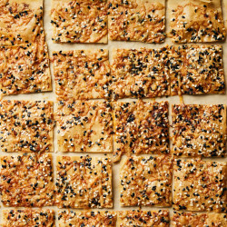Cheesy Sesame Phyllo Bites