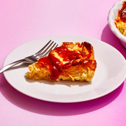 Guava And Goat Cheese Phyllo Pie