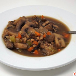 Hearty Mushroom And Farro Soup