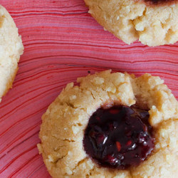 Peanut Butter &amp; Jelly Potato Chip Thumbprint Cookies
