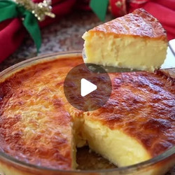 Creamy Baked Custard Cake