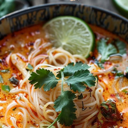 Thai Red Curry Noodle Soup