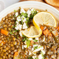 Greek Lentil Soup (fakes)