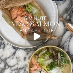 Five-minute Miso Salmon En Papillote