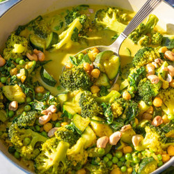 Easy Lemon Vegetable Curry (healthy One Pot Dinner)