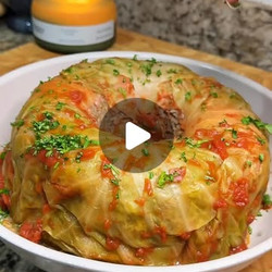 Giant Cabbage Roll (bundt Pan Style)