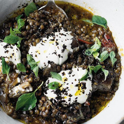 Puy Lentil And Aubergine Stew