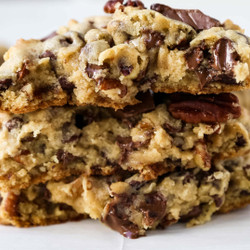 Bakery-style Milk Chocolate Chip Pecan Cookies