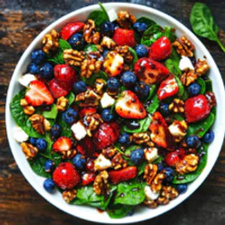 Strawberry Spinach Salad With Balsamic Glaze
