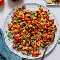 1-pan Potato (aloo) Sabzi