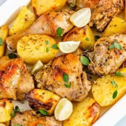 Greek Chicken With Lemon And Feta