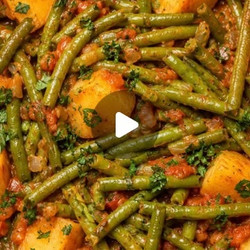 Fasolakia (greek Green Beans With Potatoes)