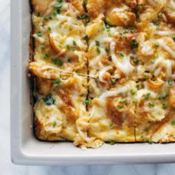 Egg And Croissant Brunch Bake