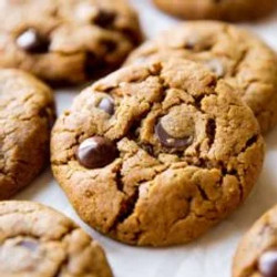 Flourless Almond Butter Chocolate Chip Cookies