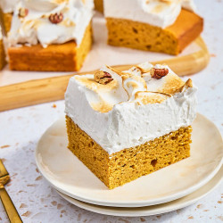 Sweet Potato Sheet Cake With Marshmallow Frosting