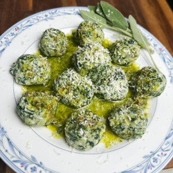 Gnudi - "naked Pasta"