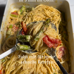 Ofen Baked Spargel Pasta
