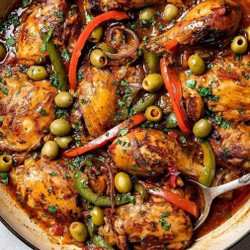 Dominican Pollo Guisado (Braised Chicken)