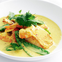 Salmon In Laksa Sauce