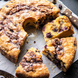 Blueberry Sour Cream Coffee Cake