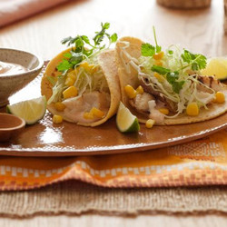Fish Tacos With Chipotle Cream