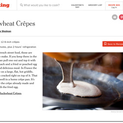 Buckwheat Crêpes