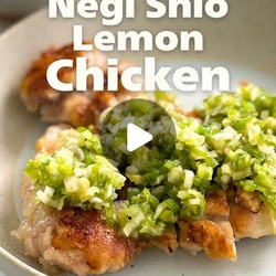 Spring Onion Lemon Sauce Chicken