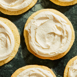 Sugar Cookies With Buttercream Frosting