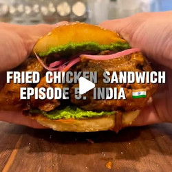 Onion Bhaji Fried Chicken