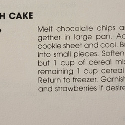 Ice Cream Crunch Cake