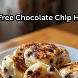 Fluffy Chocolate Chip Cottage Cheese Pancake Bites
