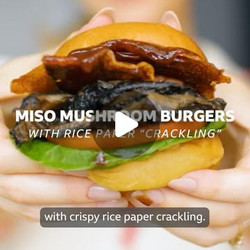 Miso Mushroom Burgers