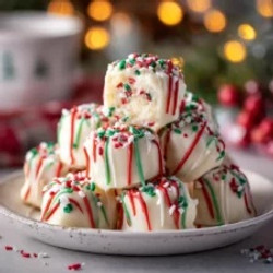 No-bake Christmas Cheesecake Bites