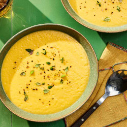 Sheet-pan Roasted Butternut Squash Soup