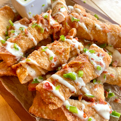 Jalapeno Popper Egg Rolls