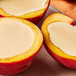 Peach Possets