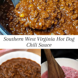 Southern West Virginia Hot Dog Chili Sauce