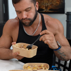 Creamy beef pepper High Protein Meal Prep