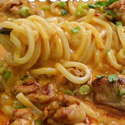 Chicken Coconut Curry Udon