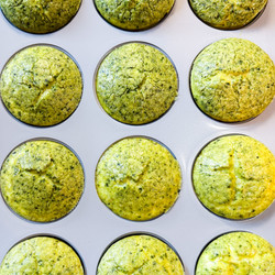 High Protein Pesto Egg Muffins