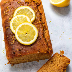 Vegan Lemon Drizzle Cake